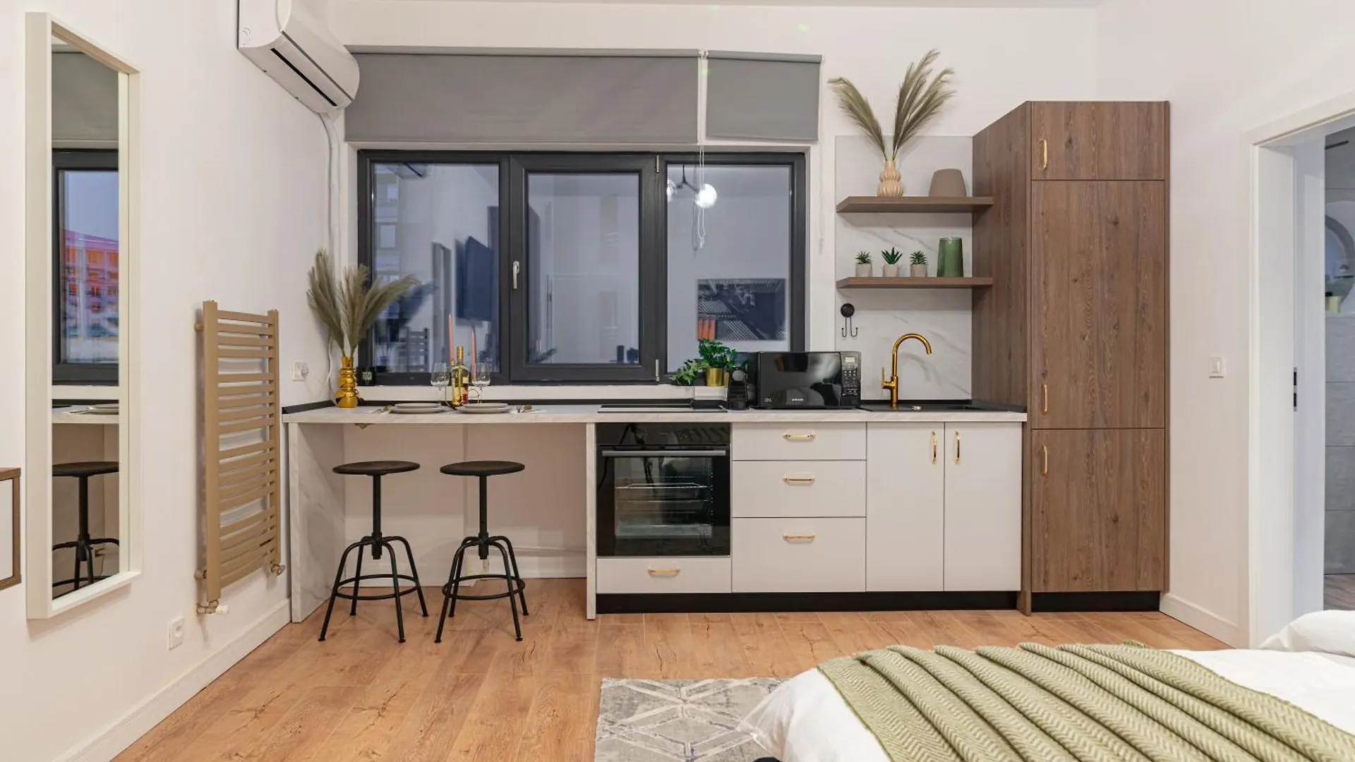 Central Square Haven A - Modern Studio With Air Conditioning Bucarest Apartamento